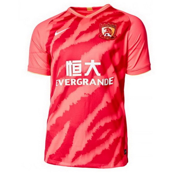 Camiseta Evergrande Replica Primera Ropa 2020/21 Rojo